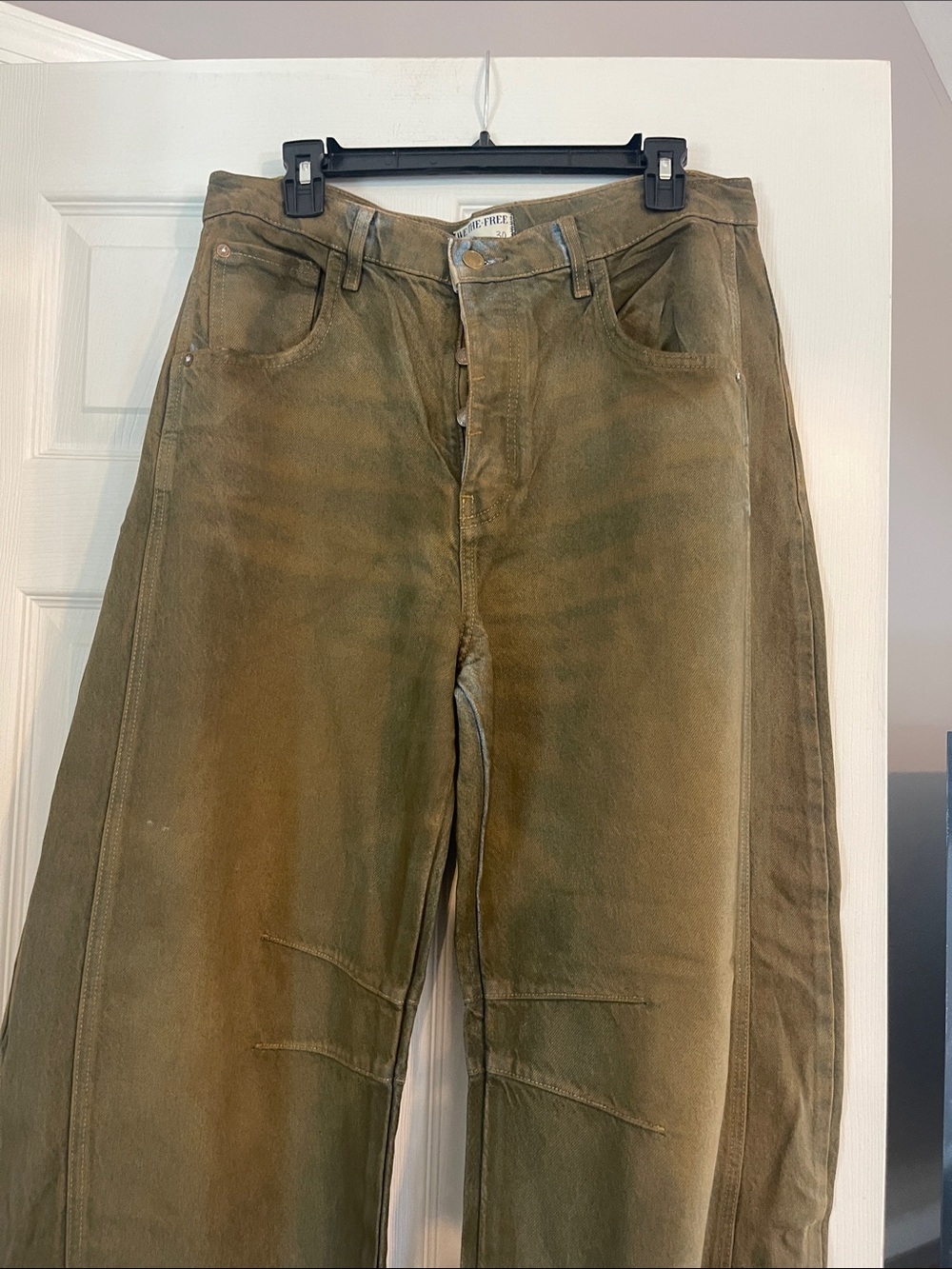 We The Free Good Luck Coated Jeans - Picture 3 of 10